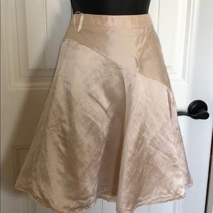 Banana Republic Linen Skirt - Champagne